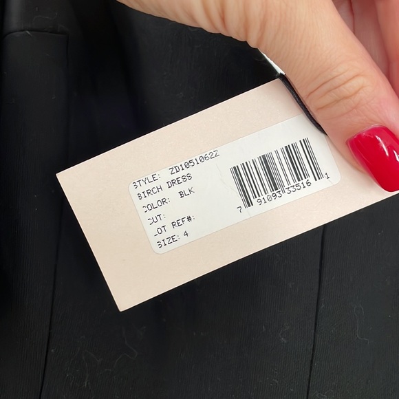 Cinq à Sept black off-the-shoulder formal midi dress - Picture 4 of 7